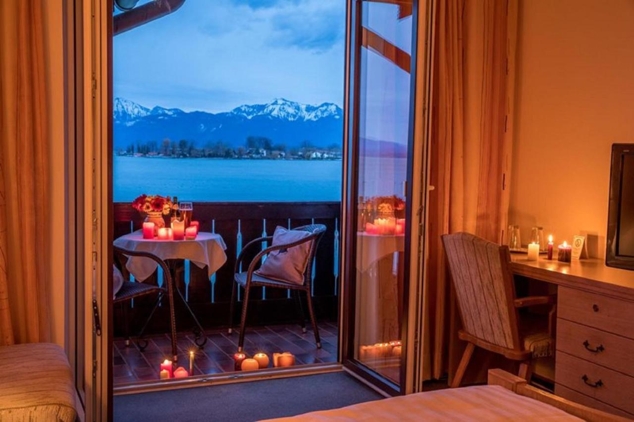 Gaestehaus Gruenaeugl Am See Gstadt am Chiemsee Bagian luar foto